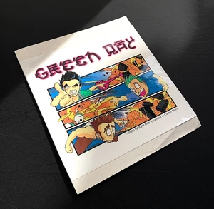 RARO!! GREEN DAY punk hard rock banda de música alternativa DE COLECCIÓN calcomanía adhesiva años 90 - Imagen 1 de 4