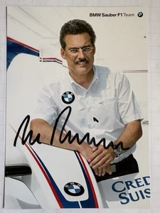 Mario Theissen signiert Formel 1 F1 BMW Karte original Unterschrift Autogramm - Bild 1 von 2