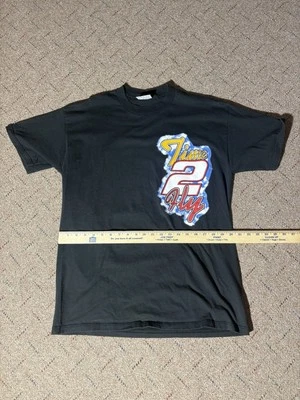 Camisa De Colección Rusty Wallace Time To Fly Miller Lite Persecución Auténtica Talla Grande Foto 1 de 4