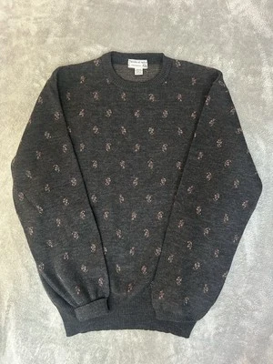 Vintage Tricots St Raphael 100% Virgin Wool Knit Crewneck Sweater Size Large L - Image 1 of 3