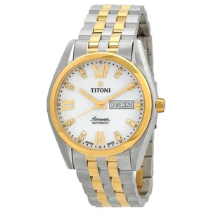 Titoni Airmaster Automatic White Dial Men's Watch 93709-SY-385 - Picture 1 of 3