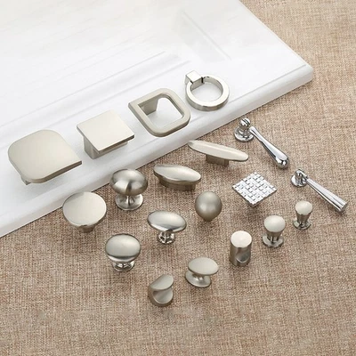 24 sizes Square/oval/Round Kitchen Cabinet Knobs Drawer Cupboard Door Handles - Image 1 of 4