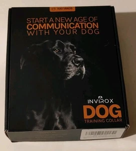 INVIROX Hunde Schockhalsband für große Hunde 123 Stufen Hundetraining offene Box - Bild 1 von 11