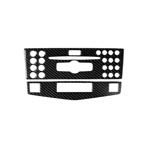 Real Carbon Fiber Center Control Panel Trim B For Benz C Class W204 2007-2013 - Picture 1 of 8