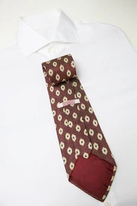 Corbata STEFANEL Para Hombre Talla Única Multicolor Puntiaguda Estampada Clásica 100% Seda - Imagen 1 de 11