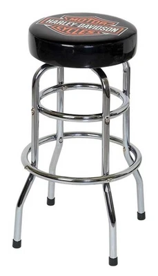 Harley-Davidson Classic Bar & Shield Logo Bar Stool HDL-12116A - Image 1 of 2