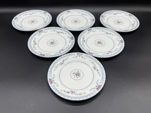 Wedgwood Rosedale Bread Butter Plates(Set of 6) Bone China England - Picture 1 of 5