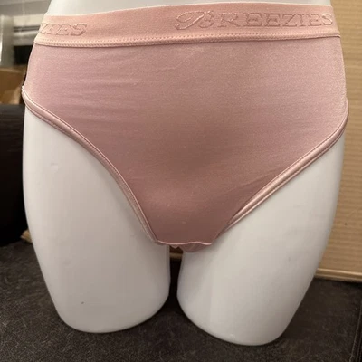 2 pack breezies panties Coral High Leg Bikini Brief Size 5 RN90875 sold together - Image 1 of 4