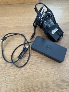 Dell D6000 USB-C Dockingstation mit 130W Netzteil - Afbeelding 1 van 3