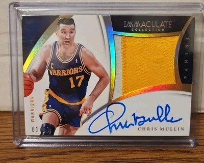 2014-15 Panini Immaculate Collection - Premium Auto Patches Chris Mullin /10 - Image 1 of 2