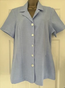 Feminine Damen Kurzarm Jacke/ Oberteil Gr. 14 gebraucht - Bild 1 von 2