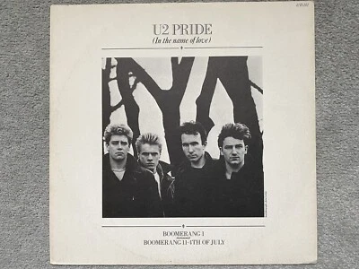 U2 Pride 12” Vinyl First Press 12 IS 202 1984 - Image 1 of 4