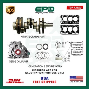 LAND ROVER 306DT JAGUAR 3.0 DIESEL NITRATE CRANKSHAFT + OIL PUMP & REBUILD KIT - Picture 1 of 1