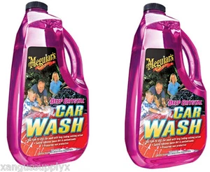 MEGUIARS G10464 DEEP CRYSTAL DETAILERS CAR WASH SOAP SHAMPOO - 64 OZ 2 PACK - Picture 1 of 1