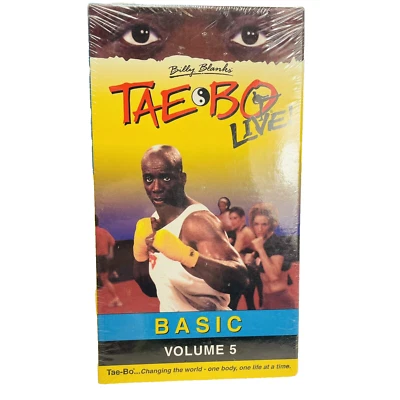 Tae Bo Live Basic Volume 5 VHS Tape Fitness Billy Hottest Workout - Image 1 of 4