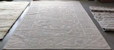 CREME / IVORY 9' X 12' Stained Rug, Reduced Price 1172713265 RFT665D-9 - Image 1 of 4