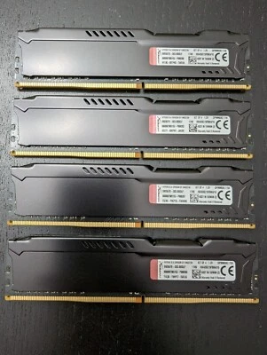 HyperX Fury 16GB (4 x 4GB) (DDR4-2666) Memory (HX426C15FBK4/16) - Image 1 of 3