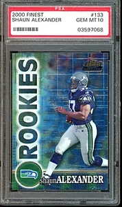 2000 Topps Finest #133 Shaun Alexander Rookie #535/2400 PSA 10 - Picture 1 of 2