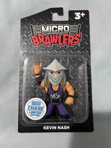 Kevin Nash RARE limited edition CHASE Micro Brawler Super Shredder Cover