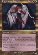 Lightning Angel ~ Moderately Played Apocalypse MTG Magic UltimateMTG Multi-Color