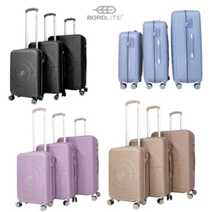 Bordlite Lightweight 8x 360° Spinner Wheel Suitcase, Durable Hardshell Luggage - Picture 1 of 44