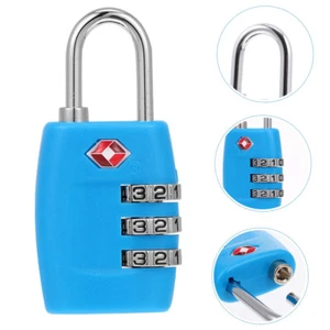 2 Pcs Passwort Sperrtasche Vorhängeschloss Reisen Schlösser Für Koffer - Bild 1 von 10