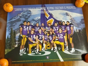 Vintage Washington Huskies Football Poster 1996 - Picture 1 of 5