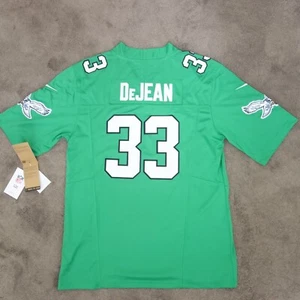 EAGLES Cooper DeJean #33 Sewn Throwback SMALL Green Jersey. New Neckline! 2025 - Picture 1 of 15