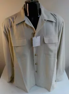 Camicia uomo PRONTI LS punto colletto a tabulazione - poli-beige TG XL NUOVA CON ETICHETTE - Foto 1 di 4