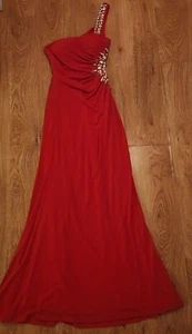 Prom/Homecoming/Formal Jodi Kristopher red, long jeweled dress - Picture 1 of 8