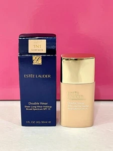 Estee Lauder Double Wear Sheer Long Wear Makeup SPF 19 Box 1 oz.- 1N1 Ivory Nude - Picture 1 of 1