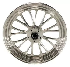 Ultima Manhattan Polished Rear Wheel, 16"x 3.5", 2000^ - 1" Axle - Picture 1 of 1