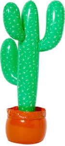 INFLATABLE CACTUS SUMMER PARTY DECORATION 85CM - Picture 1 of 1