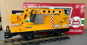 LGB 40420 G Gauge Matra Rail Crane Yellow - Picture 1 of 24