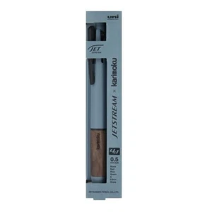 Jetstream karimoku multi function 4&1 Ballpoint Pen Steel Blue 0.5mm from Japan - Picture 1 of 3