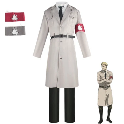 Attack On Titan Marley Cosplay Officer Uniform Costume Unisex Full Set Clothing - Image 1 of 4