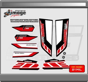 Yamaha Banshee kit de gráficos completo NEGRO ROJO - Imagen 1 de 1