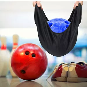 53x22cm Bowling Ball Cleaning Bag Soft Cloth Towel Cleaner Polishing Polisher - Picture 1 of 6