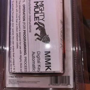 Mighty Mule MMK200 Wireless Digital Keypad for  Gate Operators - Picture 1 of 3