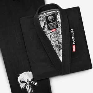 Marvel Punisher Jiu Jitsu Gi by Hayabusa (Size A3) - Picture 1 of 4