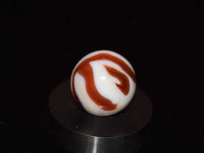 Vintage Alleys/Ravenswood Flame Toy Marble Size .625"=5/8"=16mm MINT! - Image 1 of 4