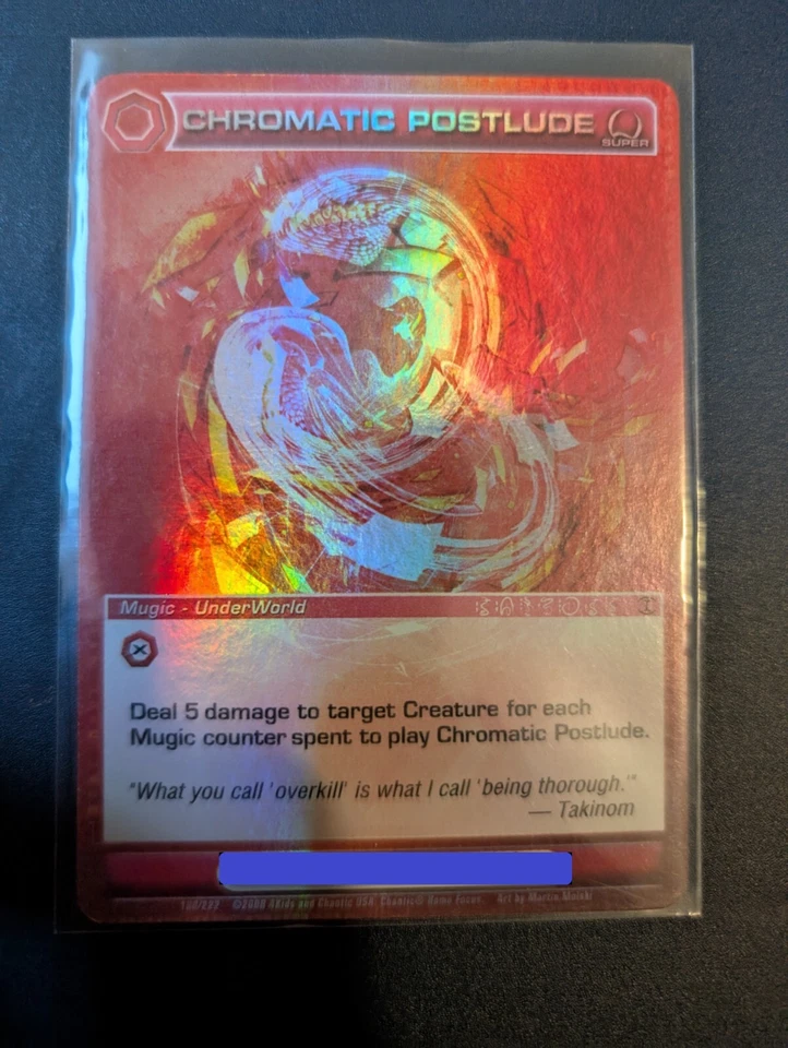 Chaotic Chromatic Postlude Super Rare - Image 1 of 1