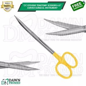 TC Stevens Tenotomy Scissors 4.5" Curved Sharp Surgical Instruments German Grade - Picture 1 of 8