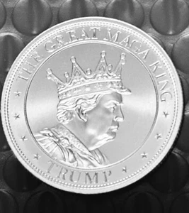 Trump The Great MAGA King; INTAGLIO MINT; 1 Troy oz .999 Pure Silver Art Round - Picture 1 of 4