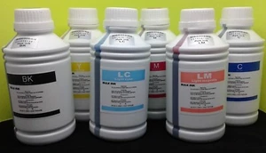 6 x 500ml Refill Dye Ink for Epson Compatible stylus 1400 Artisan 50 1430 R280 - Picture 1 of 1