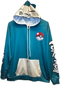 Rare Pokemon Snorlax Hoodie Men Women's Sweatshirt - Picture 1 of 6