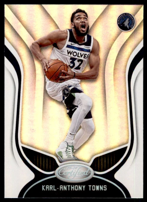 2019-20 Certified #104 Karl-Anthony Towns - NM-MT - Image 1 of 1