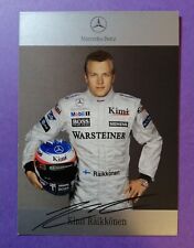 alte Original Autogrammkarte Kimi Räikkönen West McLaren Mercedes 2005 Formel 1