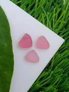 Tourmaline Slices Trapiche Pink Natural Untreated Loose From Afghanistan - Picture 1 of 3