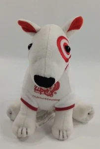 Target Mascot Bullseye Dog 2005 50 mil millones y felpa llena de frijoles 8" - Imagen 1 de 11